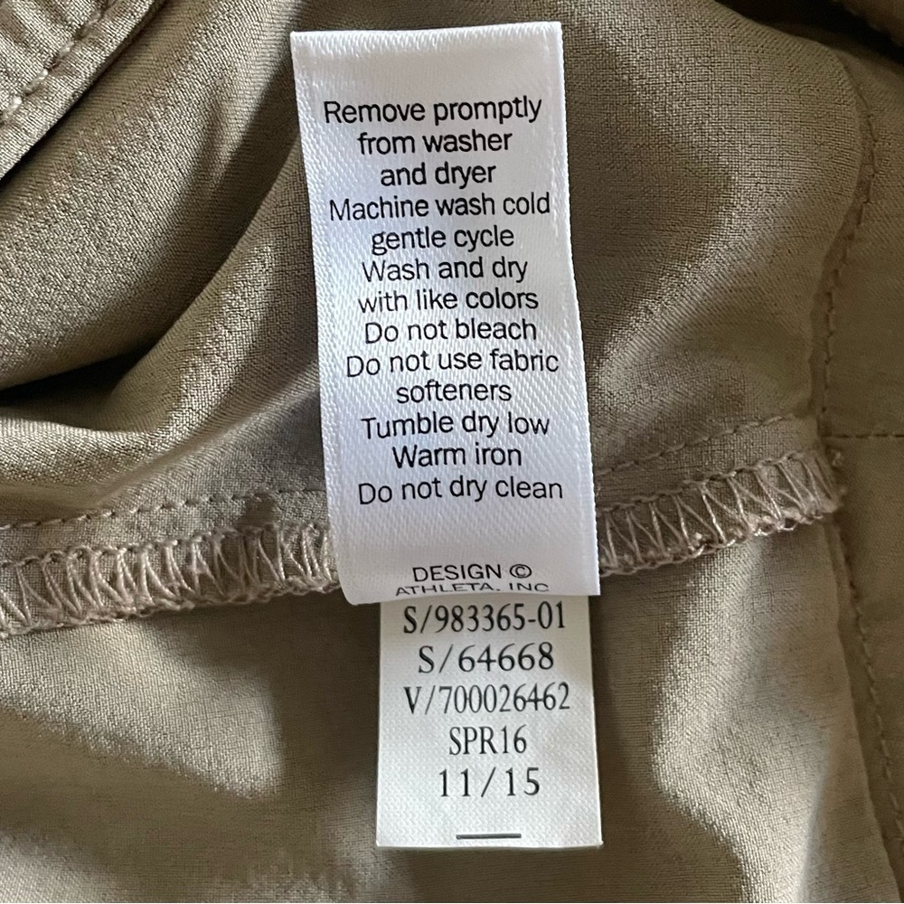 Athleta Everyday Active Khaki Skort Women’s 10 Tan Golf Tennis Sports Academia - Picture 13 of 13